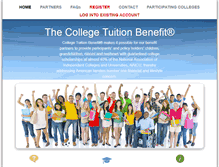 Tablet Screenshot of collegetuitionbenefit.com